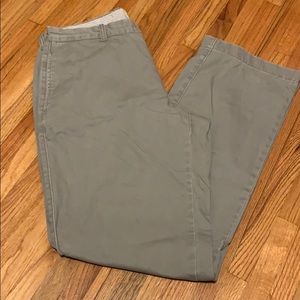 Final sale. J.Crew Men’s gray khakis. Size 34x34.